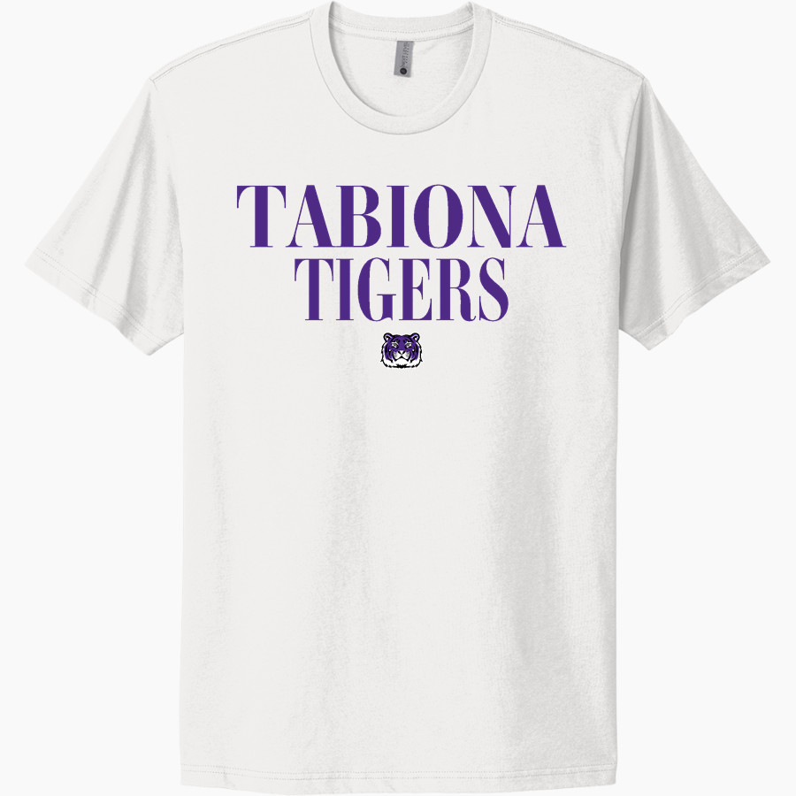 TABIONA HIGH SCHOOL TIGERS <span class="pdp-name-mascot">TABIONA TIGERS</span> Next Level Apparel Unisex Cotton Tee