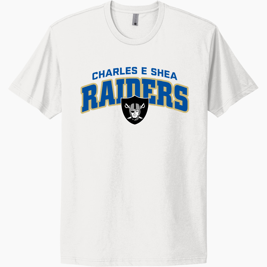 CHARLES E SHEA HIGH SCHOOL RAIDERS Next Level Apparel Unisex Cotton Tee