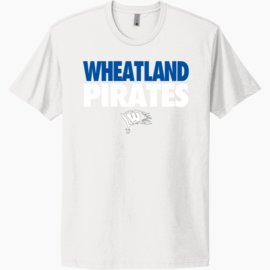 Wheatland High School Pirates Next Level Apparel Unisex Cotton Tee