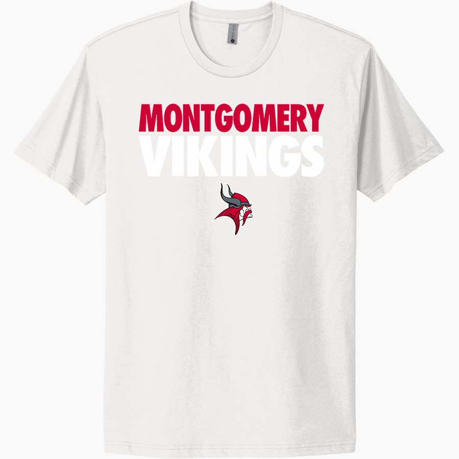 Montgomery Vikings Next Level Apparel Unisex Cotton Tee