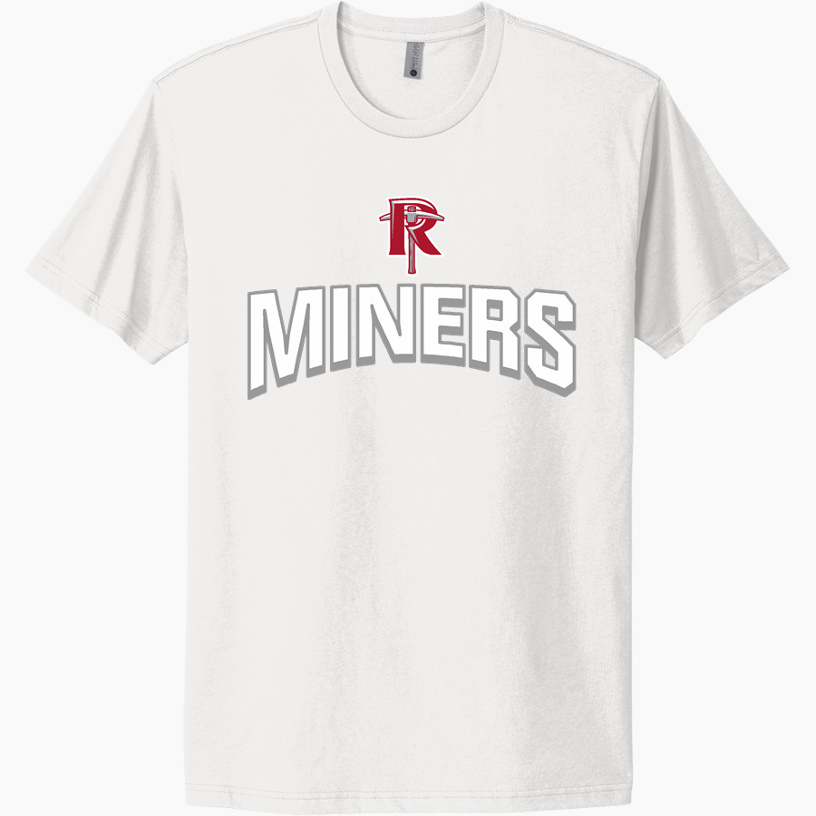 Red Top Miners Next Level Apparel Unisex Cotton Tee
