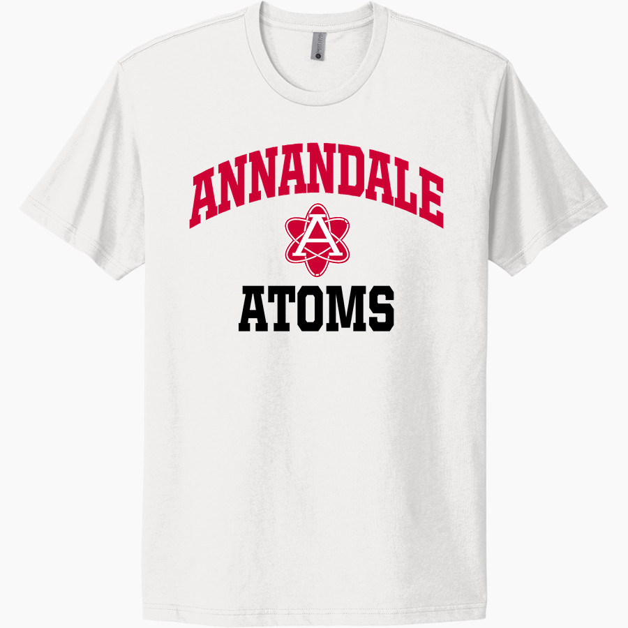 ANNANDALE HIGH SCHOOL ATOMS Next Level Apparel Unisex Cotton Tee