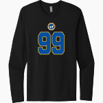 ISANTI HIGH SCHOOL WARRIORS <span class="pdp-name-mascot">SANTEE WARRIORS</span> Next Level Men's Cotton Long Sleeve T-Shirt Front Thumbnail