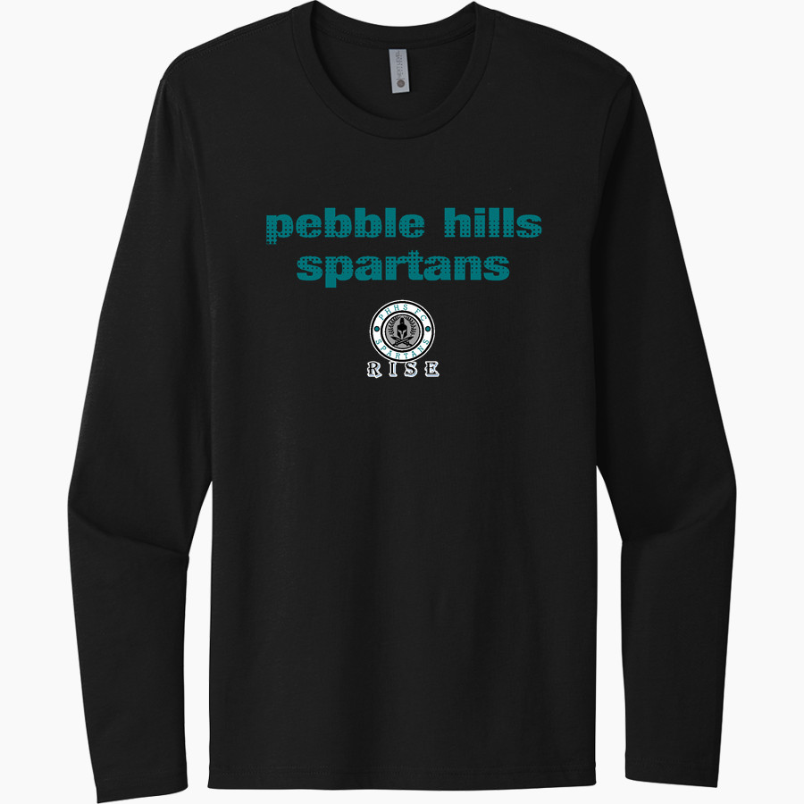 Pebble Hills High School SPARTANS <span class="pdp-name-mascot">PEBBLE HILLS SPARTANS</span> Next Level Men's Cotton Long Sleeve T-Shirt