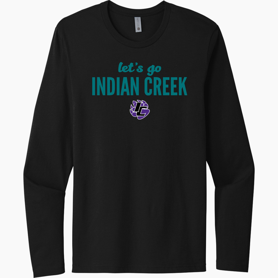Indian Creek Panthers Next Level Men's Cotton Long Sleeve T-Shirt