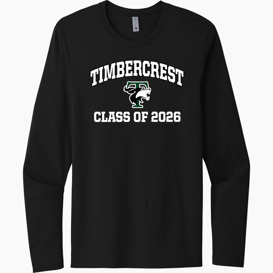 Timbercrest Wolves <span class="pdp-name-mascot">Timbercrest Wolves</span> Next Level Men's Cotton Long Sleeve T-Shirt