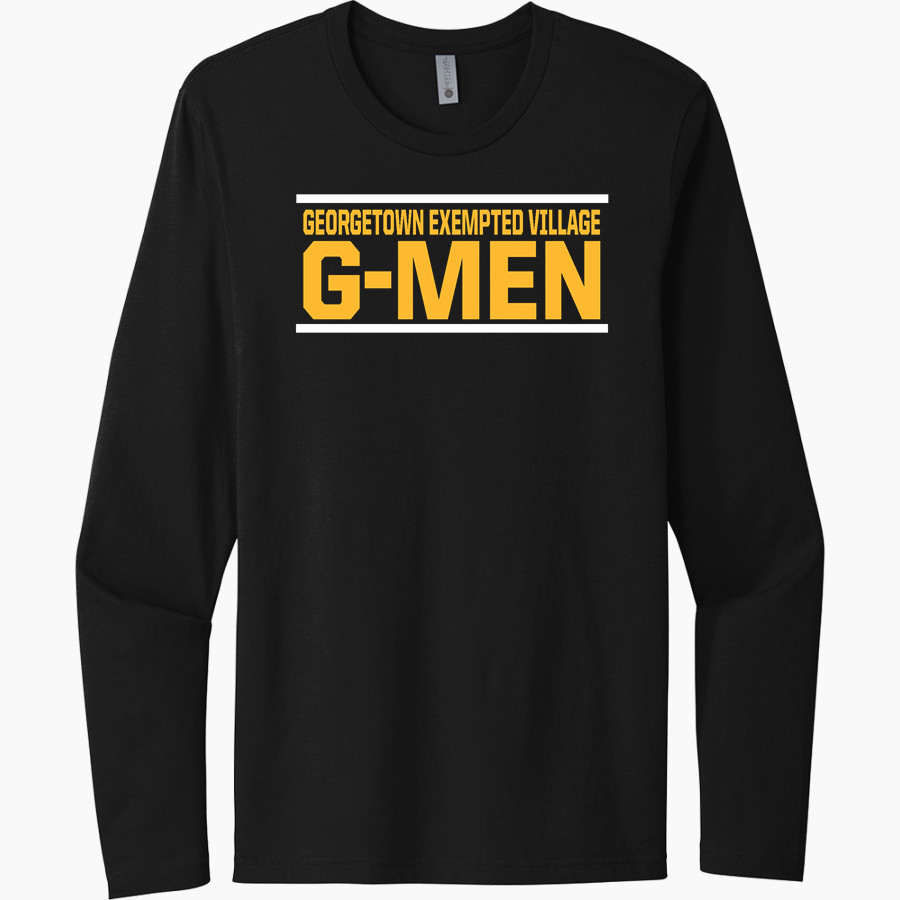 Georgetown Exempted Village G-men <span class="pdp-name-mascot">Georgetown Exempted Village G-men</span> Next Level Men's Cotton Long Sleeve T-Shirt