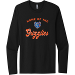 York Grizzlies <span class="pdp-name-mascot">York Junior High School Grizzlies</span> Next Level Men's Cotton Long Sleeve T-Shirt Front Thumbnail