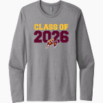 WICHITA WEST HIGH SCHOOL PIONEERS <span class="pdp-name-mascot">WICHITA WEST PIONEERS</span> Next Level Men's Cotton Long Sleeve T-Shirt Front Thumbnail