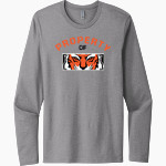 Tech High School Tigers Next Level Men's Cotton Long Sleeve T-Shirt Front Thumbnail