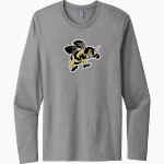 PERRYSBURG HIGH SCHOOL YELLOW JACKETS <span class="pdp-name-mascot">PERRYSBURG YELLOW JACKETS</span> Next Level Men's Cotton Long Sleeve T-Shirt Front Thumbnail