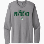 Pentucket Regional The Official Online Store Next Level Men's Cotton Long Sleeve T-Shirt Front Thumbnail
