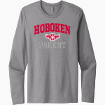 Hoboken Redwings <span class="pdp-name-mascot">Hoboken Redwings</span> Next Level Men's Cotton Long Sleeve T-Shirt Front Thumbnail