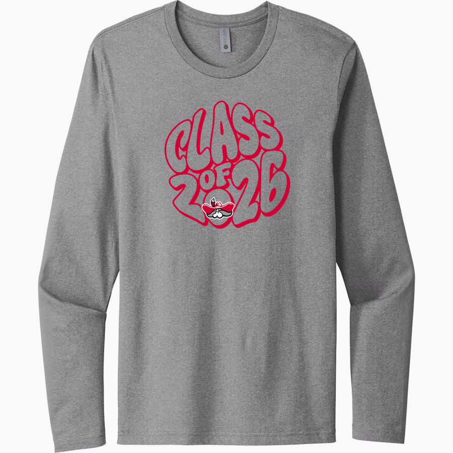 South Newton Rebels <span class="pdp-name-mascot">South Newton Rebels</span> Next Level Men's Cotton Long Sleeve T-Shirt