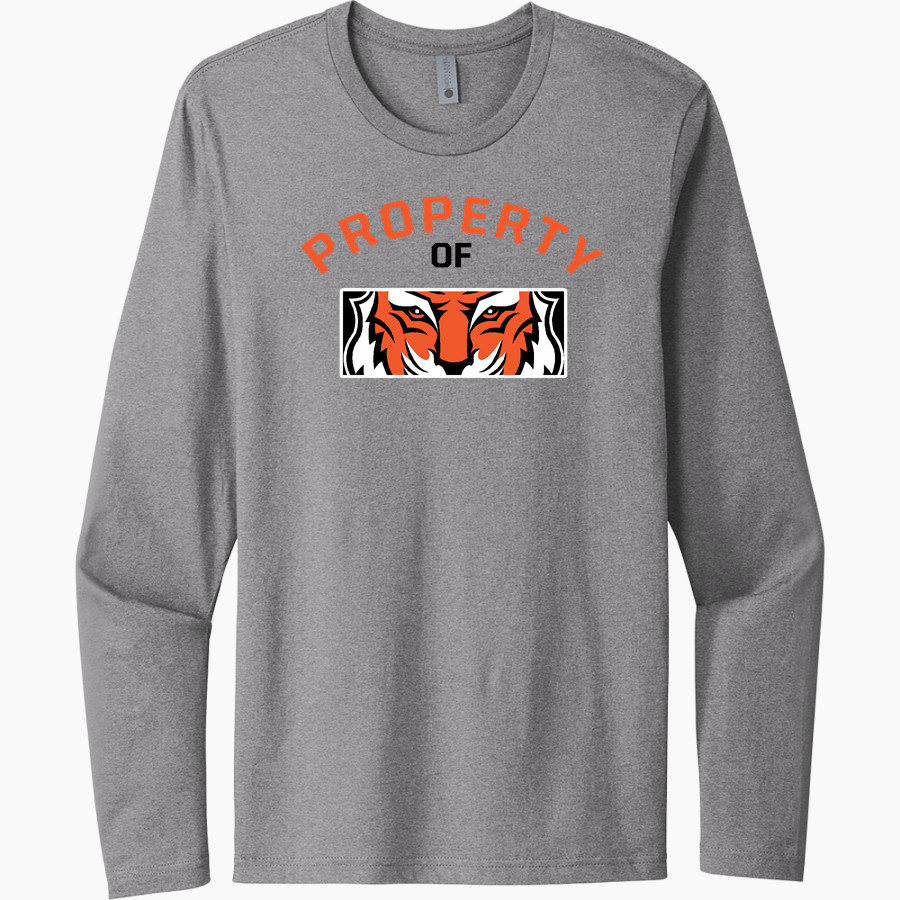 Tech High School Tigers Next Level Men's Cotton Long Sleeve T-Shirt