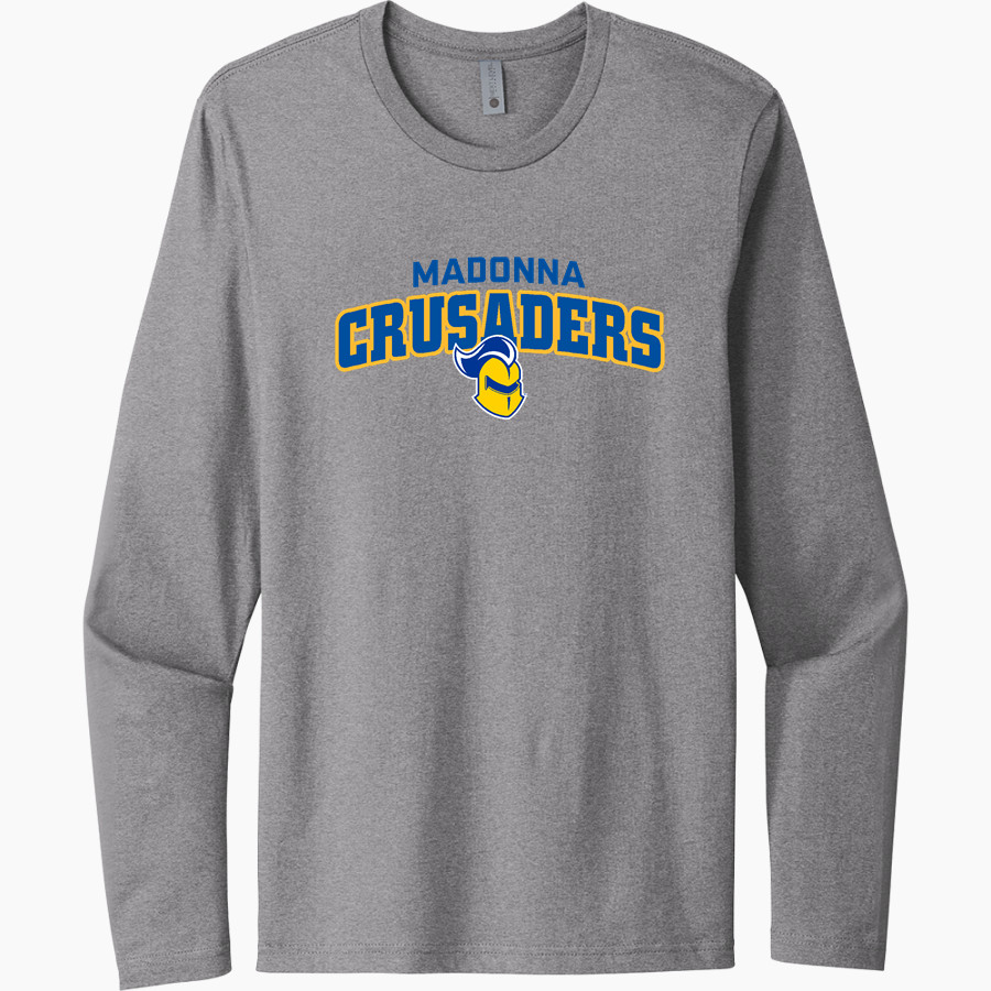 Madonna Crusaders <span class="pdp-name-mascot">Madonna Crusaders</span> Next Level Men's Cotton Long Sleeve T-Shirt
