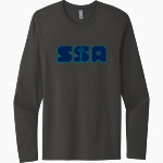 Seattle Softball Academy Seattle <span class="pdp-name-mascot">Seattle Softball Academy</span> Next Level Men's Cotton Long Sleeve T-Shirt Front Thumbnail