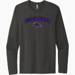 Waubay-Summit Mustangs Next Level Men's Cotton Long Sleeve T-Shirt Front Thumbnail