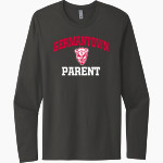 Germantown Red Devils <span class="pdp-name-mascot">Germantown Red Devils</span> Next Level Men's Cotton Long Sleeve T-Shirt Front Thumbnail