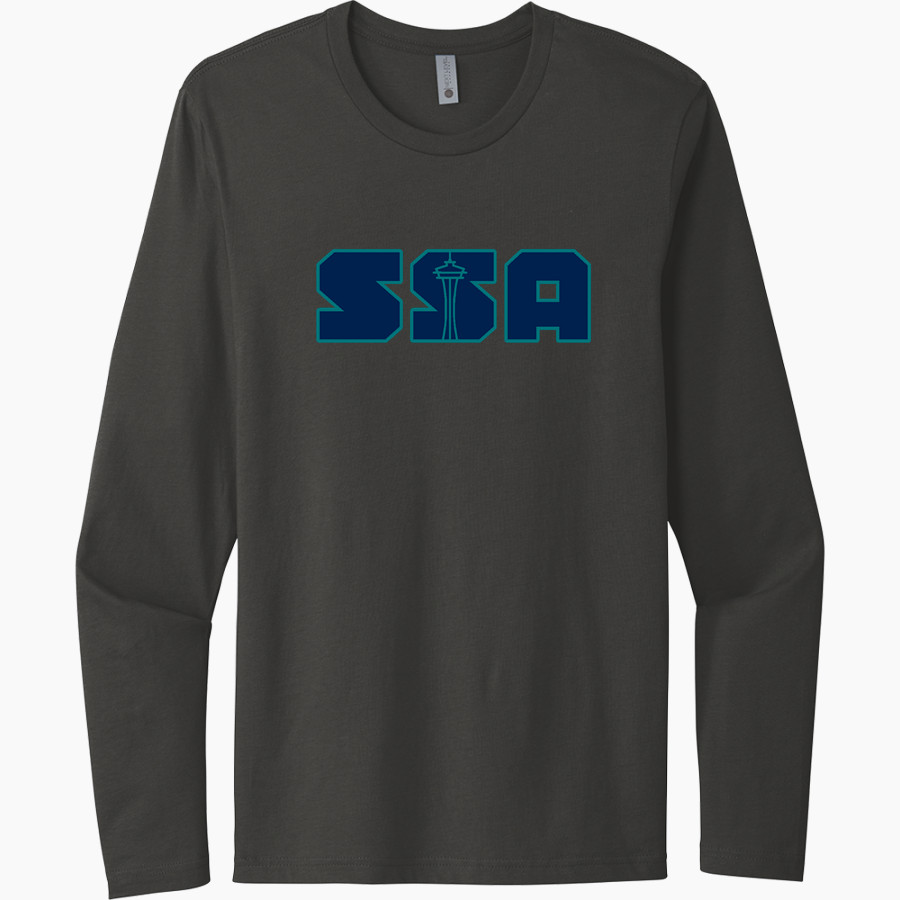 Seattle Softball Academy Seattle <span class="pdp-name-mascot">Seattle Softball Academy</span> Next Level Men's Cotton Long Sleeve T-Shirt