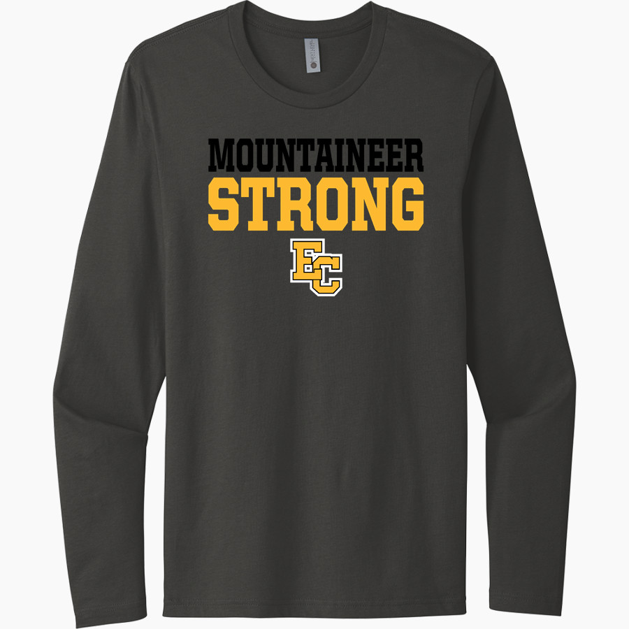 Everest Academy <span class="pdp-name-mascot">Everest Mountaineers</span> Next Level Men's Cotton Long Sleeve T-Shirt