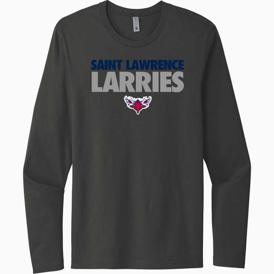 SAINT LAWRENCE CENTRAL HIGH SCHOOL LARRIES Next Level Men's Cotton Long Sleeve T-Shirt