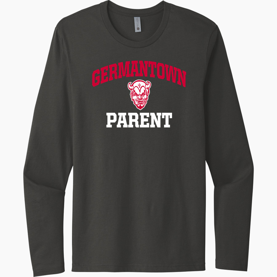 Germantown Red Devils <span class="pdp-name-mascot">Germantown Red Devils</span> Next Level Men's Cotton Long Sleeve T-Shirt