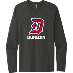 Dunedin Falcons <span class="pdp-name-mascot">Dunedin High School Falcons</span> Next Level Apparel Men's Cotton Long Sleeve T-Shirt Front Thumbnail