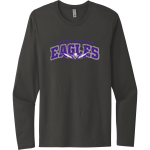 Elkhart Christian Eagles <span class="pdp-name-mascot">Elkhart Christian Eagles</span> Next Level Apparel Men's Cotton Long Sleeve T-Shirt Front Thumbnail