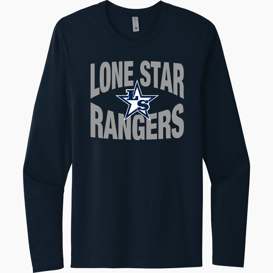 LONE STAR HIGH SCHOOL RANGERS <span class="pdp-name-mascot">LONE STAR RANGERS</span> Next Level Men's Cotton Long Sleeve T-Shirt