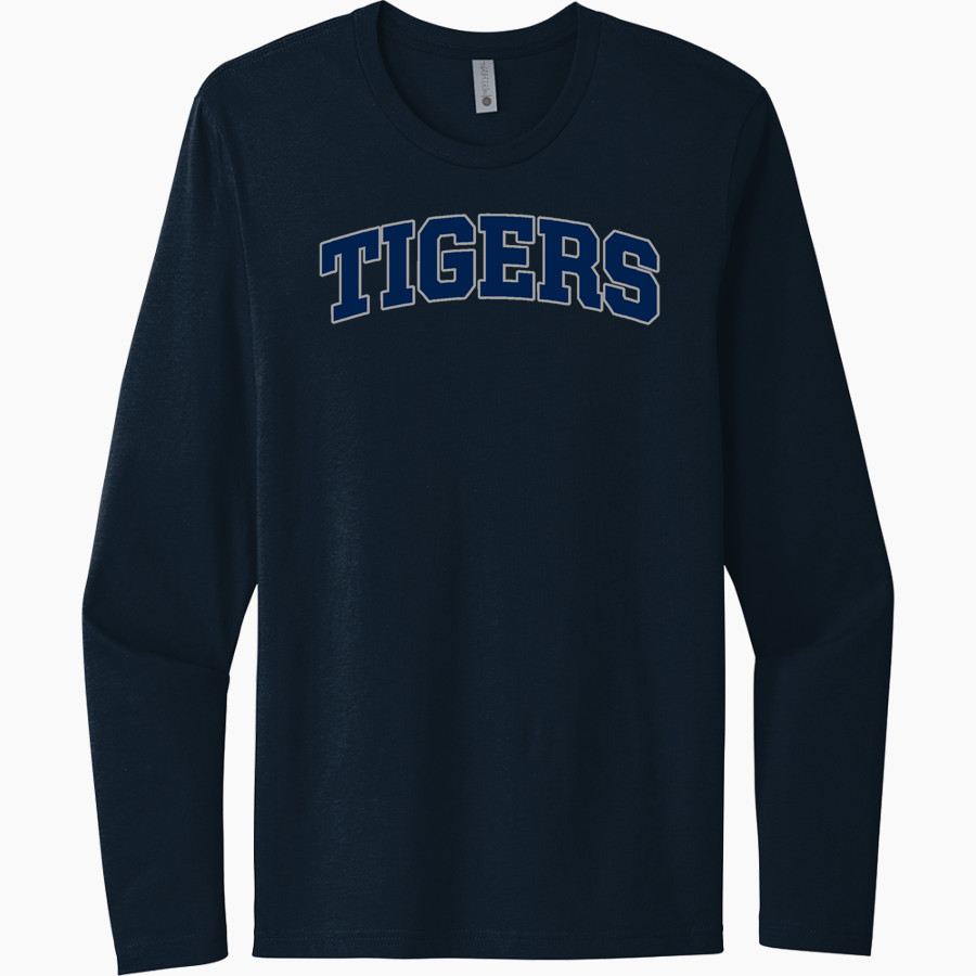 Bay Ridge Prep Tigers Next Level Men's Cotton Long Sleeve T-Shirt