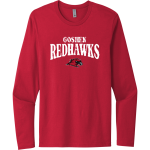 Goshen RedHawks <span class="pdp-name-mascot">Goshen RedHawks</span> Next Level Apparel Men's Cotton Long Sleeve T-Shirt Front Thumbnail