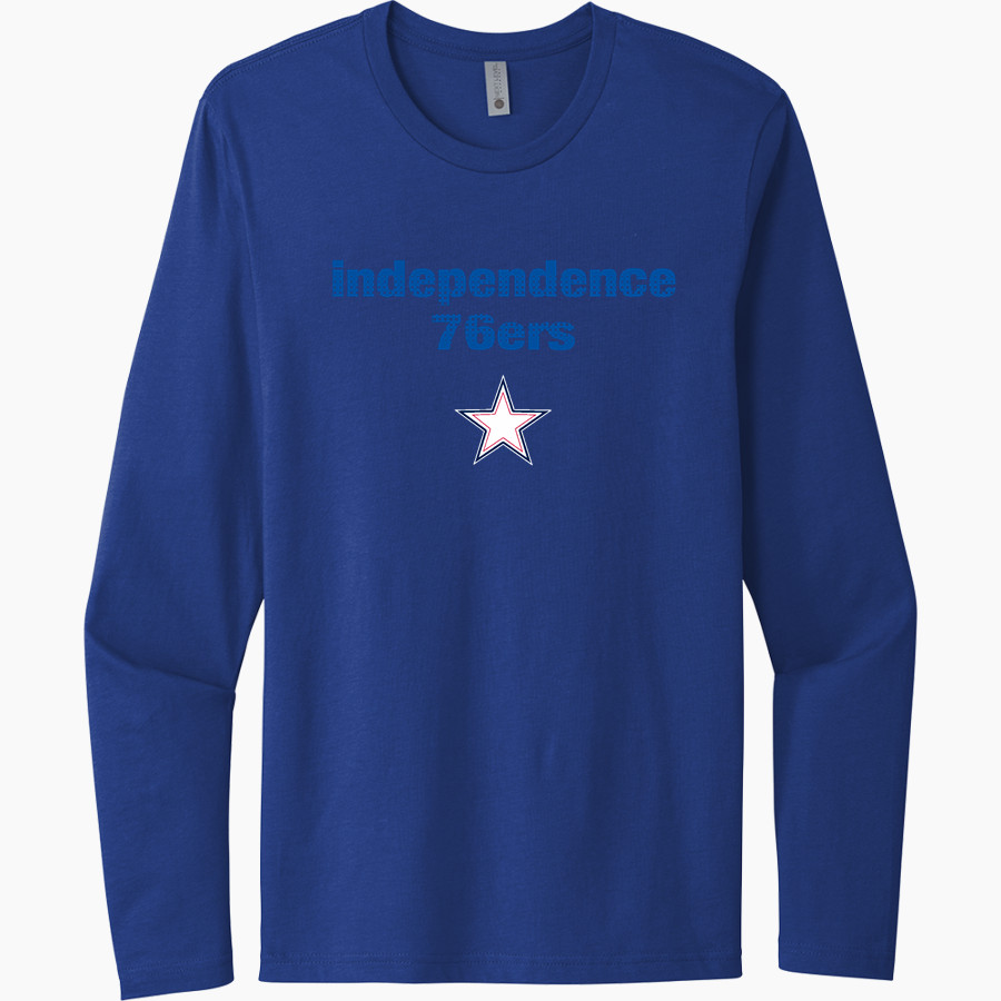 INDEPENDENCE HIGH SCHOOL 76ERS <span class="pdp-name-mascot">INDEPENDENCE 76ERS</span> Next Level Men's Cotton Long Sleeve T-Shirt