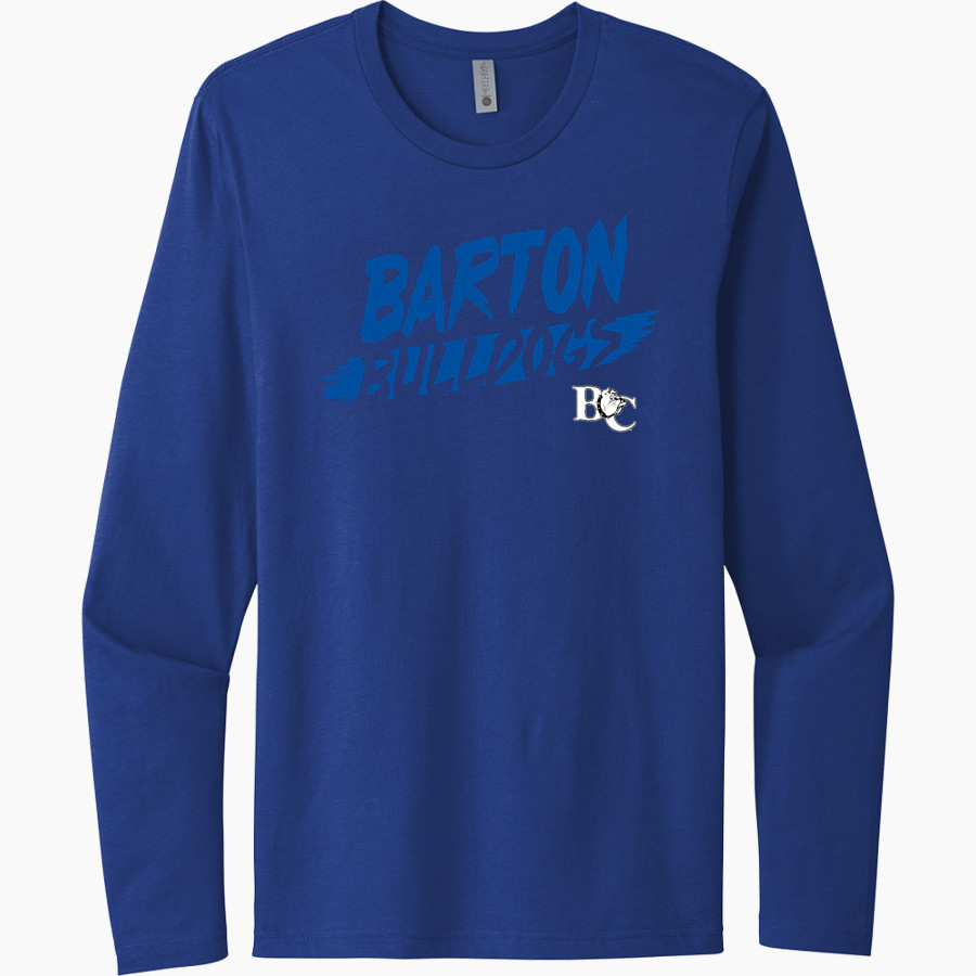 Barton College Official Store of the Bulldogs <span class="pdp-name-mascot">Barton Bulldogs</span> Next Level Men's Cotton Long Sleeve T-Shirt