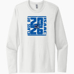 ISAAC Dragons Next Level Men's Cotton Long Sleeve T-Shirt Front Thumbnail