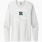 REEDY HIGH SCHOOL LIONS Next Level Men's Cotton Long Sleeve T-Shirt Front Thumbnail