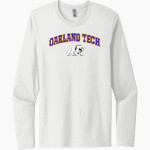 OAKLAND TECHNICAL HIGH SCHOOL BULLDOGS <span class="pdp-name-mascot">OAKLAND BULLDOGS</span> Next Level Men's Cotton Long Sleeve T-Shirt Front Thumbnail