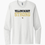 Walter R Johnson Yellowjackets <span class="pdp-name-mascot">Walter R Johnson Yellowjackets</span> Next Level Men's Cotton Long Sleeve T-Shirt Front Thumbnail