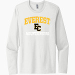 Everest Academy Next Level Men's Cotton Long Sleeve T-Shirt Front Thumbnail