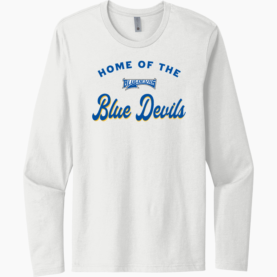 TILDEN HIGH SCHOOL BLUE DEVILS <span class="pdp-name-mascot">TILDEN CAREER COMMUNITY ACADEMY BLUE DEVILS</span> Next Level Men's Cotton Long Sleeve T-Shirt