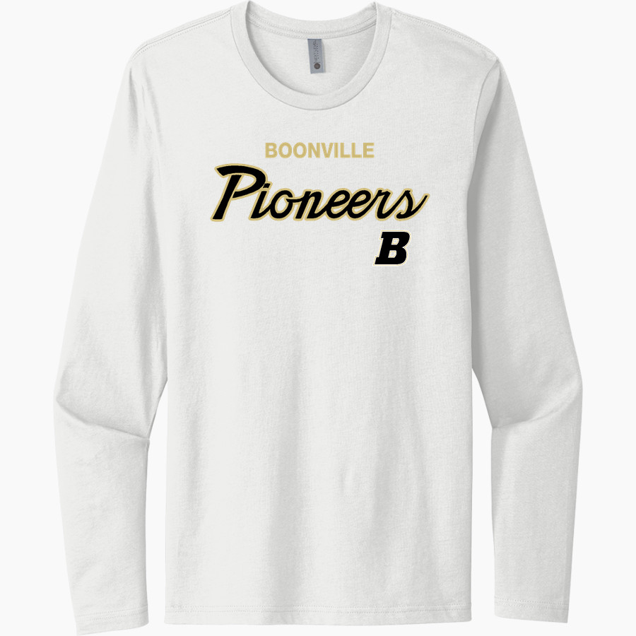 Boonville Pioneers <span class="pdp-name-mascot">Boonville Pioneers</span> Next Level Men's Cotton Long Sleeve T-Shirt