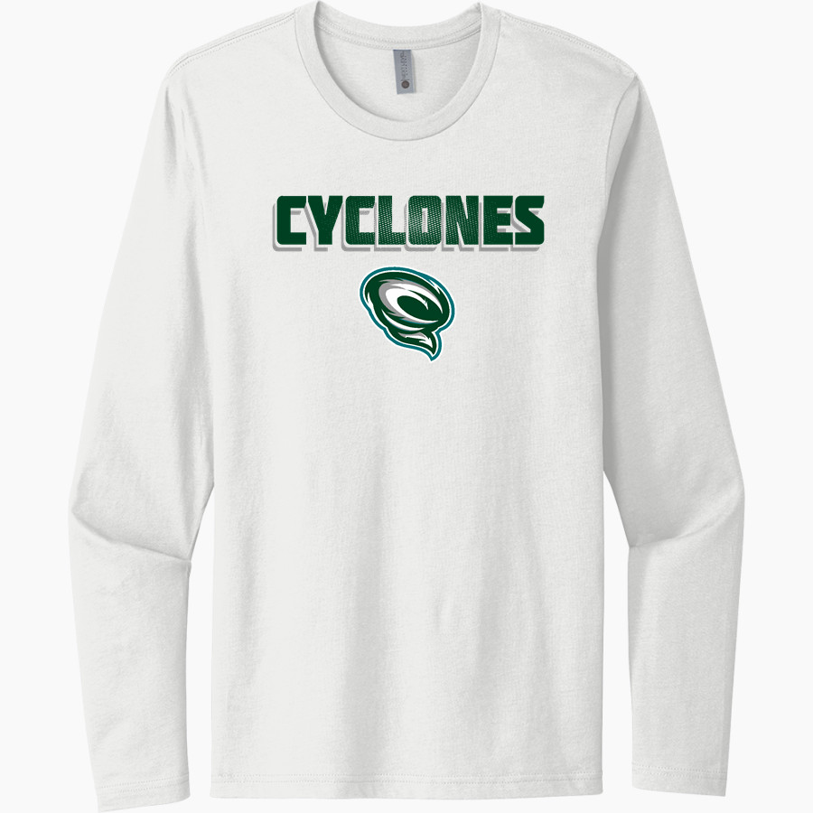 SCTCC Cyclones Online Apparel Store <span class="pdp-name-mascot">St Cloud Cyclones</span> Next Level Men's Cotton Long Sleeve T-Shirt