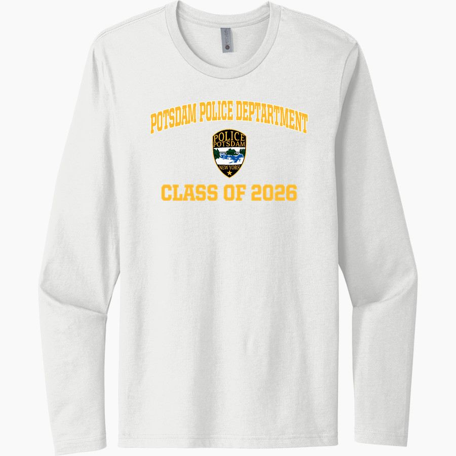 Potsdam Police Deptartment Police <span class="pdp-name-mascot">Potsdam Police Deptartment Police</span> Next Level Men's Cotton Long Sleeve T-Shirt
