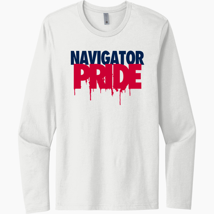 American Leadership Academy Coastal Navigators Next Level Men's Cotton Long Sleeve T-Shirt