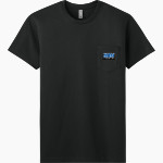 UAH Chargers <span class="pdp-name-mascot">University of Alabama Chargers</span> Next Level Apparel Men's Cotton Pocket Tee Front Thumbnail