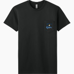 LEUZINGER HIGH SCHOOL OLYMPIANS Next Level Apparel Men's Cotton Pocket Tee Front Thumbnail