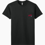 MILL RIVER UNION HIGH SCHOOL MINUTEMEN Next Level Apparel Men's Cotton Pocket Tee Front Thumbnail