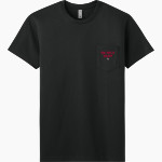 FOSTORIA HIGH SCHOOL REDMEN <span class="pdp-name-mascot">FOSTORIA REDMEN</span> Next Level Apparel Men's Cotton Pocket Tee Front Thumbnail