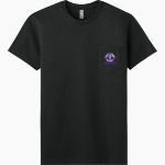 Holy Cross Crusaders <span class="pdp-name-mascot">Holy Cross School Crusaders</span> Next Level Apparel Men's Cotton Pocket Tee Front Thumbnail