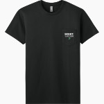 BOLES HIGH SCHOOL HORNETS Next Level Apparel Men's Cotton Pocket Tee Front Thumbnail